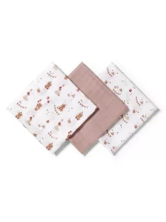 BabyOno Textilpelenka színes 3db bambusz - barna 397/15