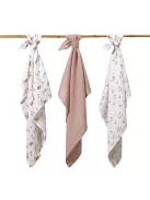 BabyOno Textilpelenka színes 3db bambusz - barna 397/15