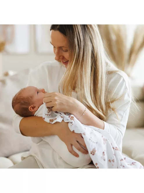 BabyOno Textilpelenka színes 3db bambusz - barna 397/15