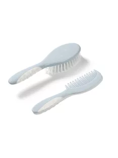 BabyOno Fésű-kefe puha sörtékkel - kék 570/05