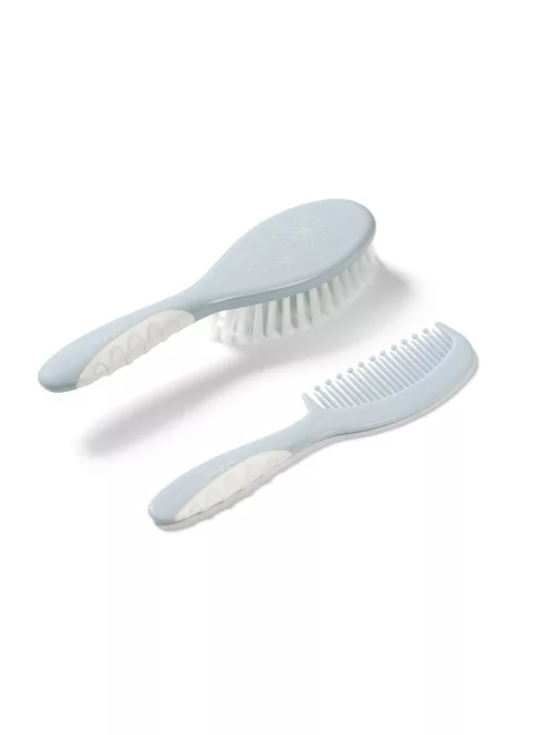 BabyOno Fésű-kefe puha sörtékkel - kék 570/05