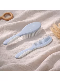 BabyOno Fésű-kefe puha sörtékkel - kék 570/05