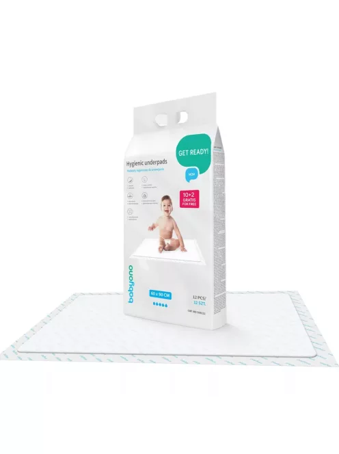 BabyOno Pelenkázó alátét 10 plusz 2 db-os 60x90 cm