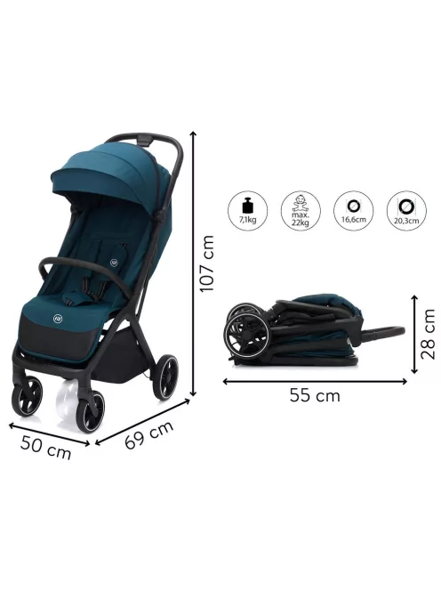 Fillikid Sportbabakocsi Cooper S1-34 - türkiz