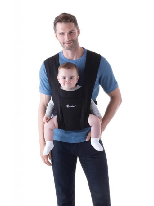 Ergobaby Embrace Hordozó: Pure Black / Fekete