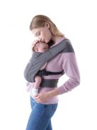 Ergobaby Embrace Hordozó: Heather Grey / Szürke