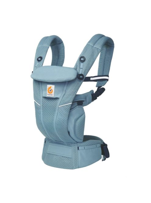 Ergobaby Omni Breeze Hordozó: Slate Blue / Világos zöld