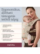 Ergobaby Adapt Soft Flex Mesh Hordozó: Pearl Grey / Gyöngy szürke