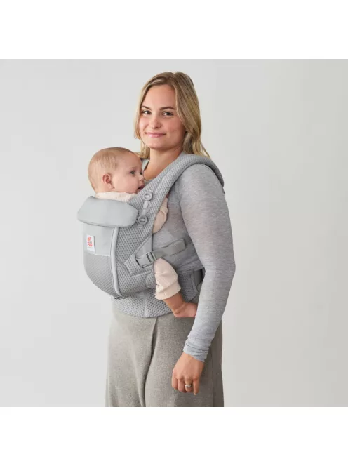 Ergobaby Adapt Soft Flex Mesh Hordozó: Pearl Grey / Gyöngy szürke