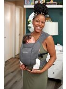 Ergobaby Embrace Hordozó Soft Air Mesh: Washed Black / Mosott fekete
