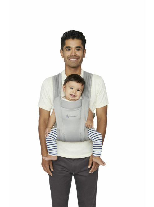 Ergobaby Embrace Hordozó Soft Air Mesh: Soft Grey / Szürke