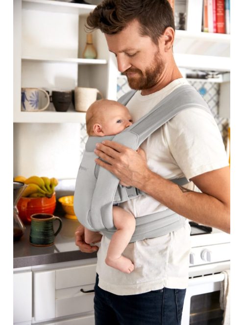 Ergobaby Embrace Hordozó Soft Air Mesh: Soft Grey / Szürke