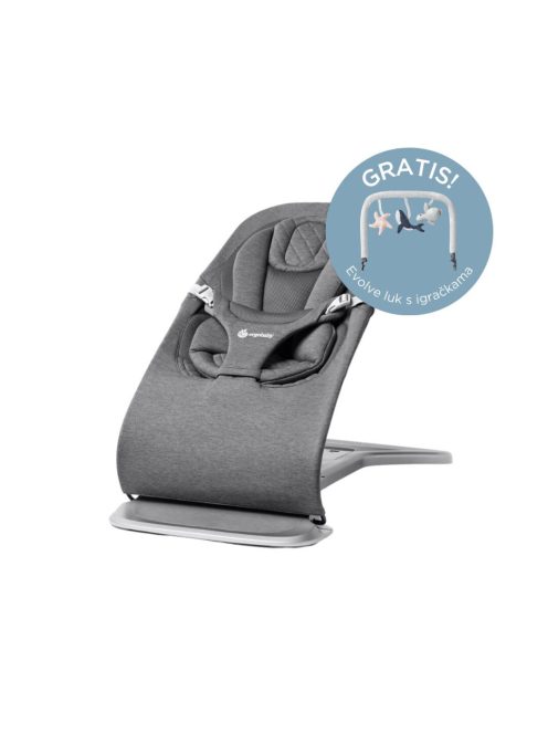 Ergobaby Evolve 3in1 Pihenőszék - Charcoal Grey / Szürke