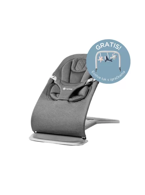 Ergobaby Evolve 3in1 Pihenőszék - Charcoal Grey / Szürke