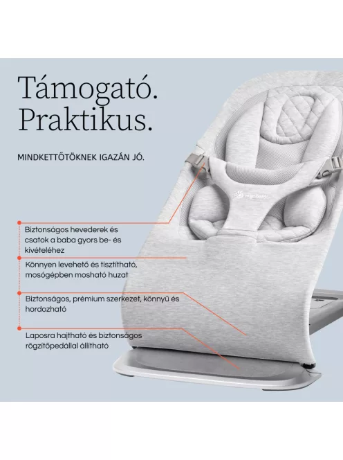 Ergobaby Evolve 3 in 1 Pihenőszék - Soft Olive / Olivazöld