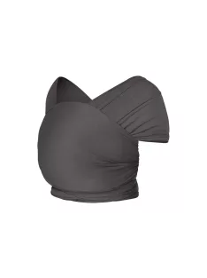  Ergobaby Aura Sustainable Knit Hordozókendő: Soft Black / Fekete