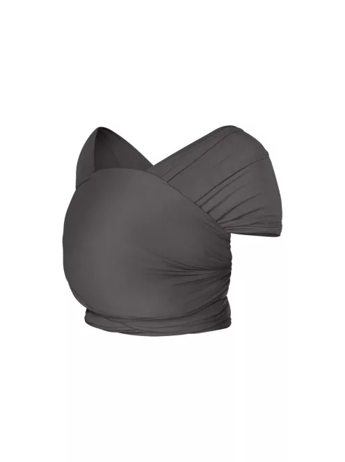 Ergobaby Aura Sustainable Knit Hordozókendő: Soft Black / Fekete