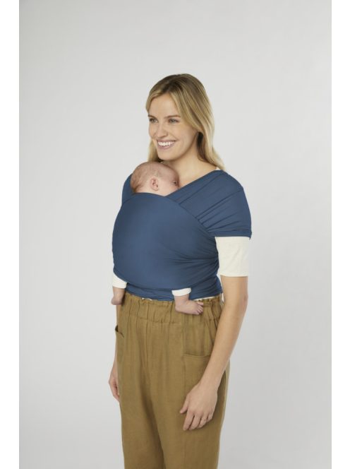 Ergobaby Aura Sustainable Knit Hordozókendő: Twilight Navy / Kék
