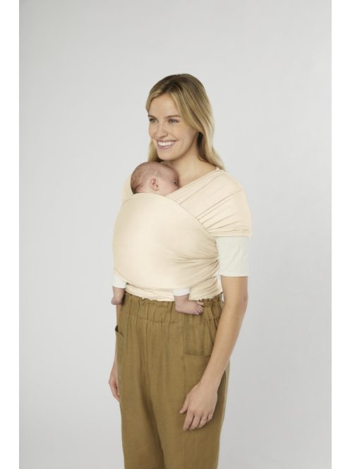 Ergobaby Aura Sustainable Knit Hordozókendő: Cream / Krém
