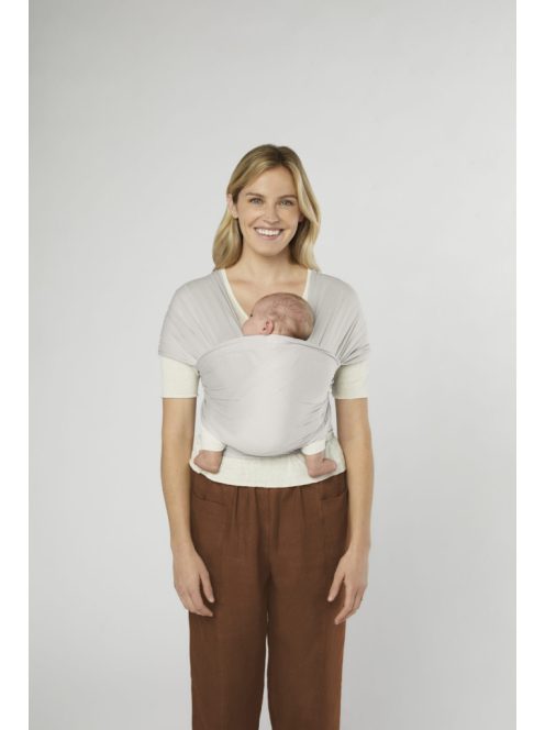 Ergobaby Aura Sustainable Mesh Hordozókendő: Soft Grey / Szürke