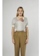 Ergobaby Aura Sustainable Knit Hordozókendő: Grey Stripes / Szürke csíkos