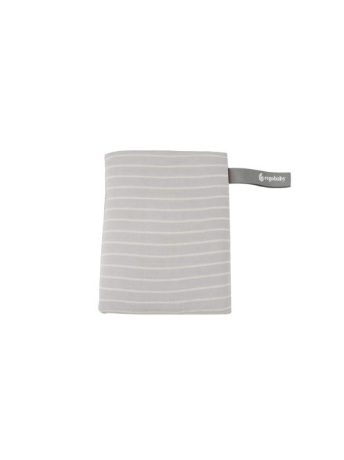 Ergobaby Aura Sustainable Knit Hordozókendő: Grey Stripes / Szürke csíkos