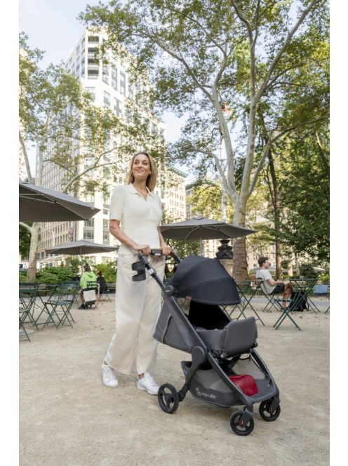 Ergobaby Metro+ Deluxe kompakt városi babakocsi Skyline Shadow / Árnyék szürke