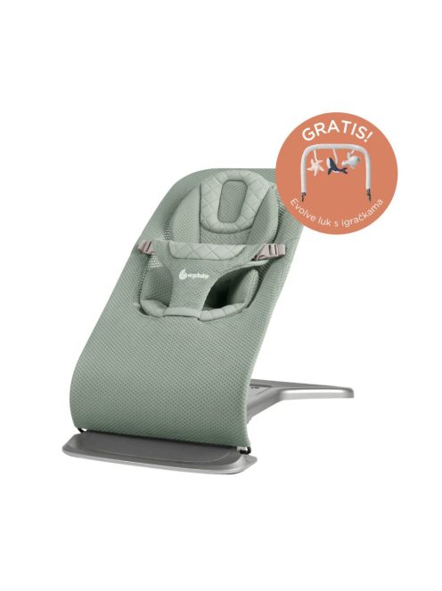 Ergobaby Evolve Pihenőszék Mesh - Sage Green / Zsályazöld