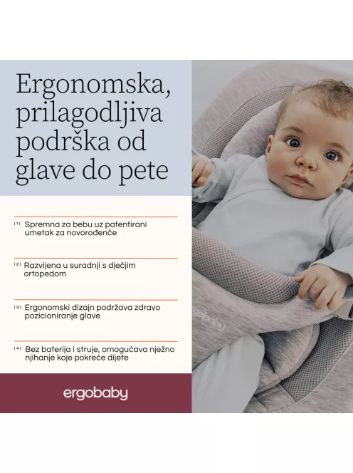 Ergobaby Evolve 3 in 1 Pihenőszék - Oxford Blue / Oxford kék