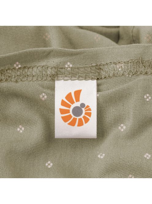 Ergobaby Aura Sustainable Knit Hordozókendő: Olive Diamonds / Oliva zöld