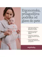Ergobaby Omni Deluxe Mesh Hordozó - Graphite Grey / Grafit szürke