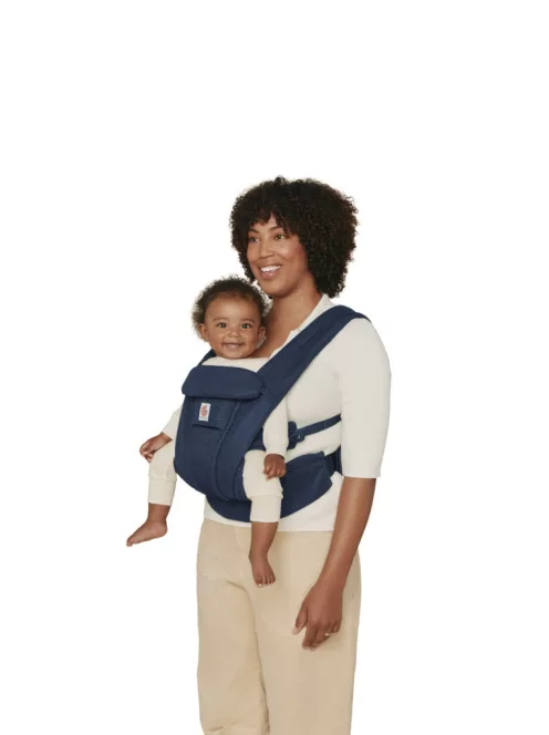 Ergobaby Omni Deluxe Mesh Hordozó - Midnight Blue / Kék