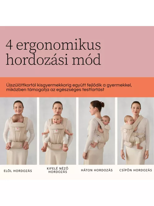 Ergobaby Omni Deluxe Mesh Hordozó - Midnight Blue / Kék