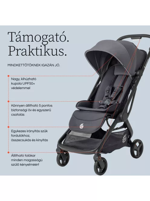 Ergobaby Metro3 kompakt városi babakocsi- Natural Beige / Bézs