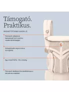 Ergobaby Omni 360 Cool Air Mesh Hordozó: - Pearl Grey / Gyöngy szürke