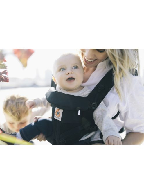 Ergobaby Omni 360 Cool Air Mesh Hordozó: - Pearl Grey / Gyöngy szürke