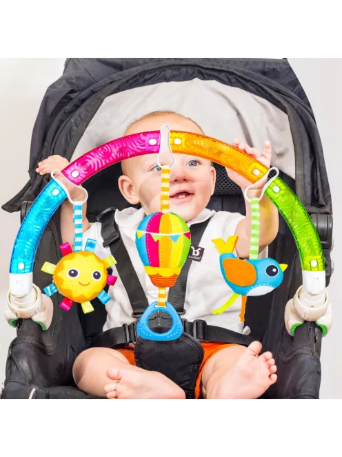 Benbat Dazzle Play szenzoros játékhíd babakocsihoz - Rainbow