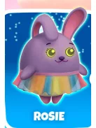 Dream Beams Alvós plüss figura 18 cm - Rosie a nyuszi