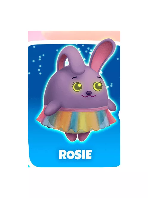 Dream Beams Alvós plüss figura 18 cm - Rosie a nyuszi
