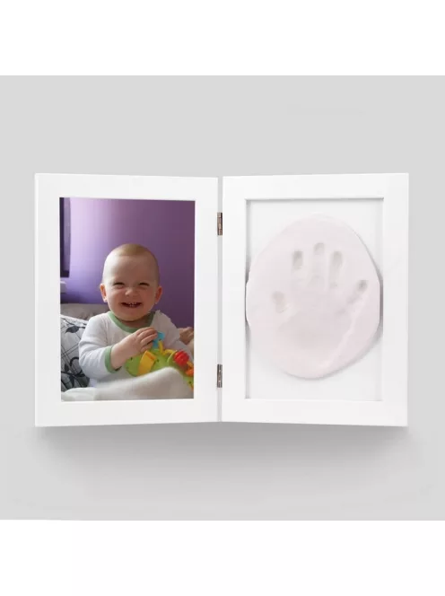OB Baby Handprint agyag lenyomatkészítő kerettel - White