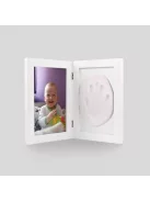 OB Baby Handprint agyag lenyomatkészítő kerettel - White