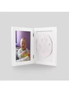 OB Baby Handprint agyag lenyomatkészítő kerettel - White