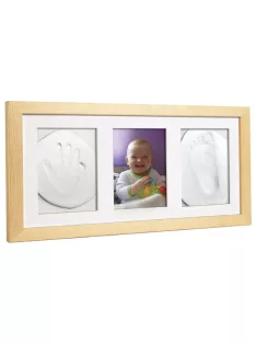   OB Baby Handprint agyag lenyomatkészítő három kerettel - Natural