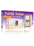 OB Baby Handprint agyag lenyomatkészítő három kerettel - Brown