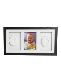   OB Baby Handprint agyag lenyomatkészítő három kerettel - Natural