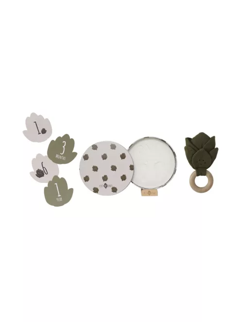 Petit Artichaut Születési ajándékszett - Daisy Beige