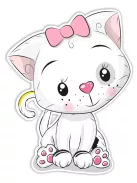 SRP Kétréteges faldekoráció - Cat