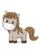 SRP Kétréteges faldekoráció - Horse