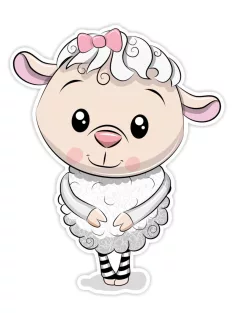 SRP Kétréteges faldekoráció - Sheep