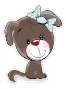 SRP Kétréteges faldekoráció - Dog